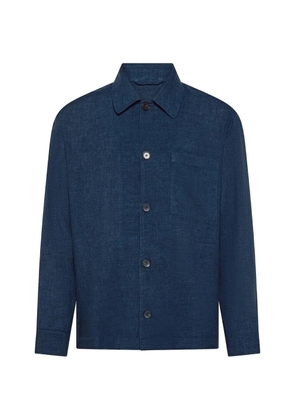 Cruna Cardiff button-up jacket - Blue