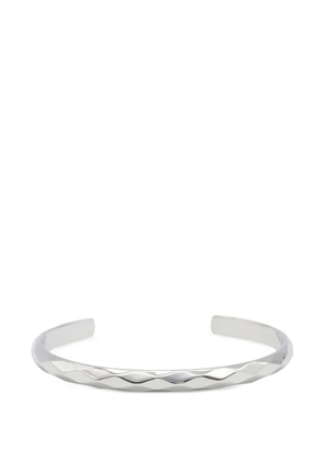 Boucheron Pre-Owned 2010s Facette cuff bracelet - Silver