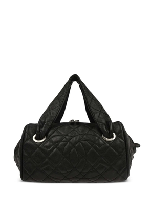 CHANEL Pre-Owned 2006-2008 CC-logo quilted tote bag - Black