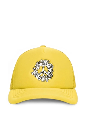 Denim Tears Peace Wreath trucker cap - Yellow