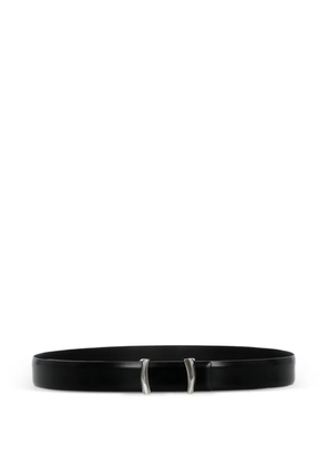 Orciani Iconic Brackets leather belt - Black