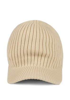 Y-3 ribbed-knit Y-3 beanie hat - Neutrals