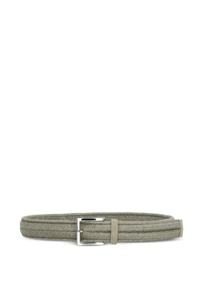 Orciani Rope Elast woven-design belt - Grey