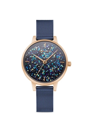 OBAKU Orion crystal-embellished 32mm watch - Blue