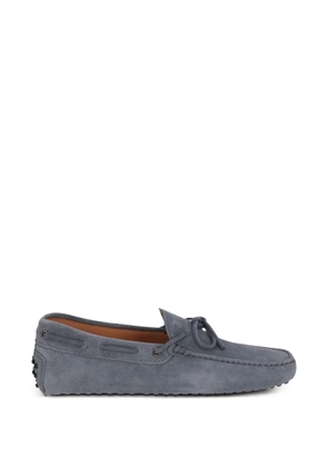 Tod's bow-detail boat shoes - Blue