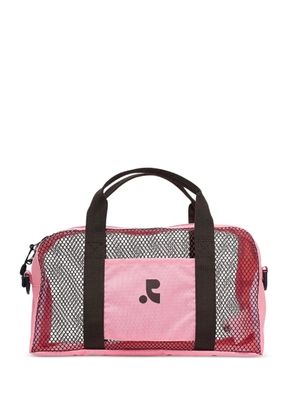 Rest & Recreation mesh-panel duffle bag - Pink