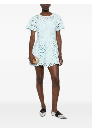 Simkhai Emrys cut-out mini dress - Blue