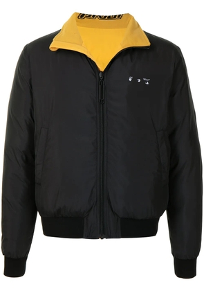 Off-White Arrows motif reversible puffer jacket - Black