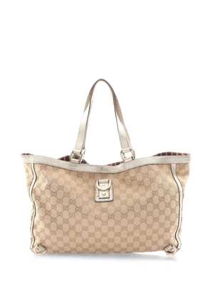 Gucci Pre-Owned 00s Abby GG-canvas tote bag - Neutrals