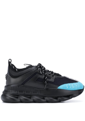 Versace chunky lace-up sneakers - Black