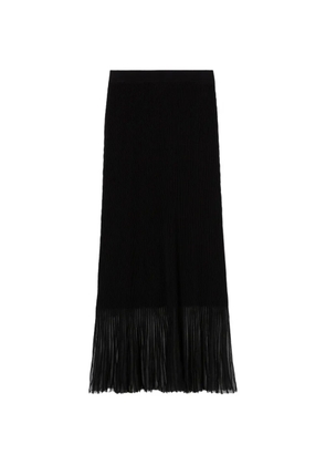 Claudie Pierlot long knitted skirt - Black