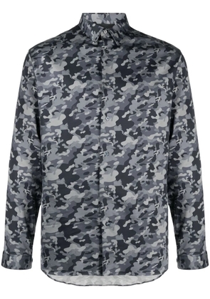 Philipp Plein camouflage longsleeved shirt - Grey