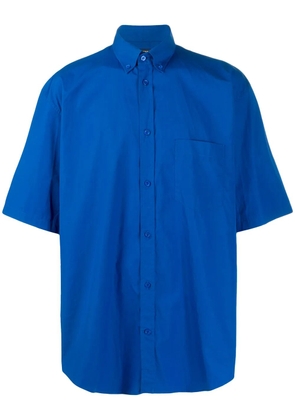 Balenciaga short sleeved logo shirt - Blue
