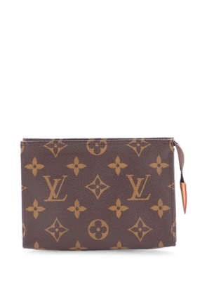 Louis Vuitton Pre-Owned Toiletry Monogram Canvas 15 pouch - Brown