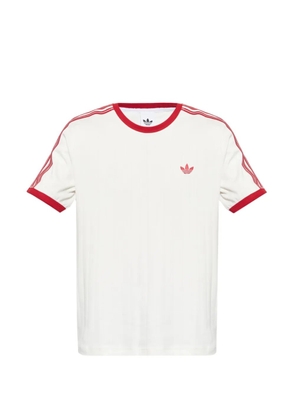 adidas Drop Needle embroidered-logo T-shirt - White