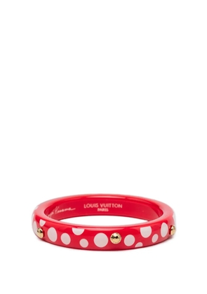 Louis Vuitton Pre-Owned 2012 Yayoi Kusama Dot Infinity Bangle PM costume bracelet - Red