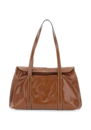GIANNI CHIARINI Marghe leather shoulder bag - Brown