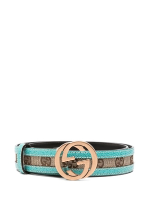 Gucci Pre-Owned 2000s Interlocking G GG Supreme belt - Blue