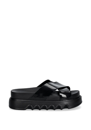Melissa Cozy Cross platform slides - Black