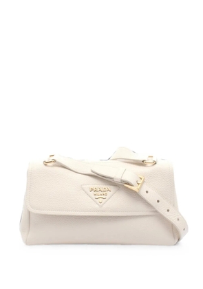 Prada Pre-Owned 2010s Vitello Dino shoulder bag - Neutrals