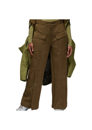 Jordan logo-patch cargo pants - Green