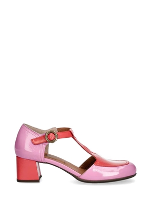 Fly London T-bar block-heel pumps - Pink