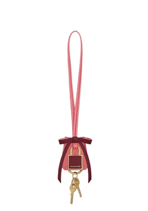 MAISON de SABRÉ Bow Padlock bag charm - Pink