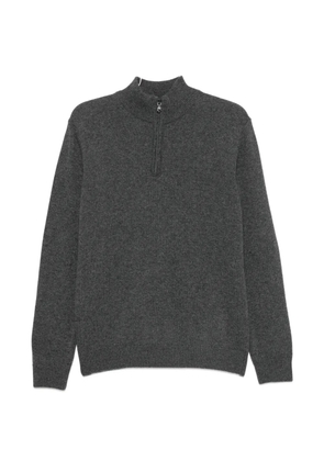 SERGIO MORETTI FIRENZE quarter-zip sweater - Grey
