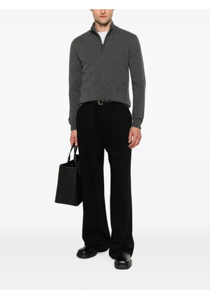 SERGIO MORETTI FIRENZE quarter-zip sweater - Grey