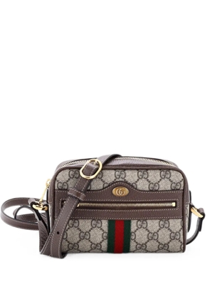 Gucci Pre-Owned Ophidia Shoulder Bag GG Coated Canvas Mini crossbody bag - Brown