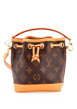 Louis Vuitton Pre-Owned Noe NM Handbag Monogram Canvas Nano bucket bag - Brown