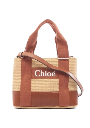 Chloé Pre-Owned Woody tote bag - Neutrals