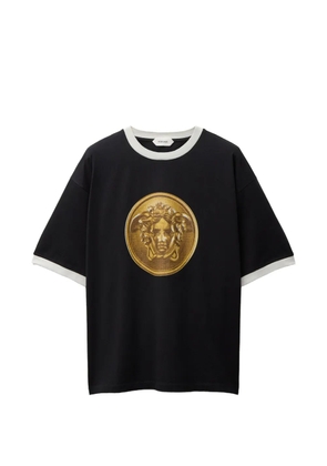 Versace printed cotton-jersey regular T-shirt - Black