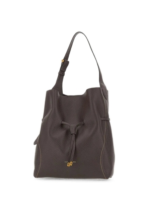 GIANNI CHIARINI Sienna grained-leather tote bag - Brown