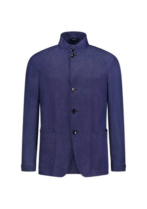 Zegna Oasi Lino Chore jacket - Blue