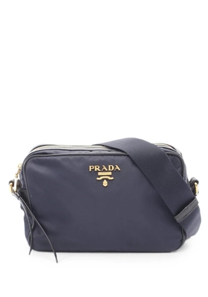 Prada Pre-Owned 2000s Tessuto Soft Calf shoulder bag - Blue