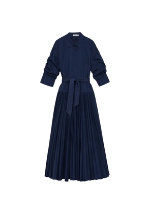 Simkhai Arlo belted pleated dress - Blue