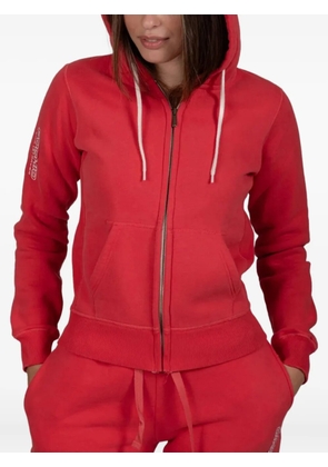 PODHIO zip-front hoodie - Red