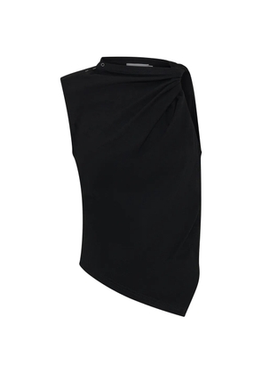 Anna Quan Celia draped top - Black