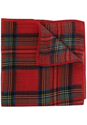 Polo Ralph Lauren tartan check pocket square - Red
