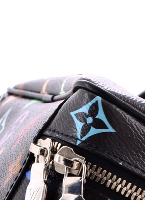 Louis Vuitton Pre-Owned x Takashi Murakami Nice Vanity Case Monogram Multicolor Mini pouch - Black