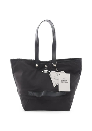 Vivienne Westwood Pre-Owned Orb-plaque tote bag - Black