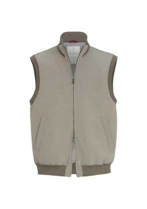 Brunello Cucinelli bonded nylon vest with Thermore® padding - Grey