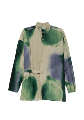Homme Plissé Issey Miyake Dawn Edge belted shirt - Neutrals