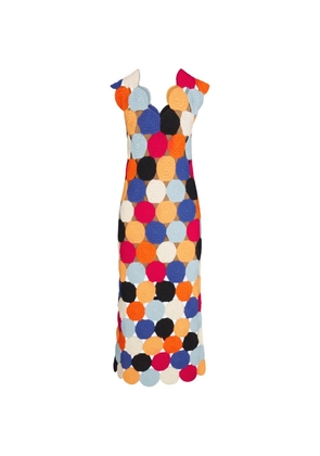 Simon Miller Muro crochet midi dress - Red