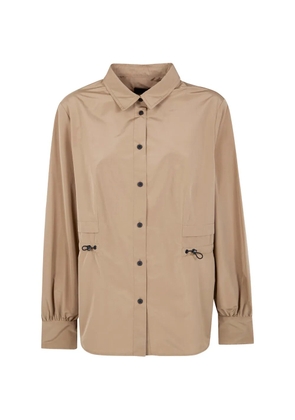 Moncler patch-pocket shirt - Neutrals