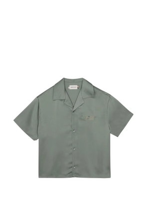 Honor The Gift satin embroidered-logo shirt - Green