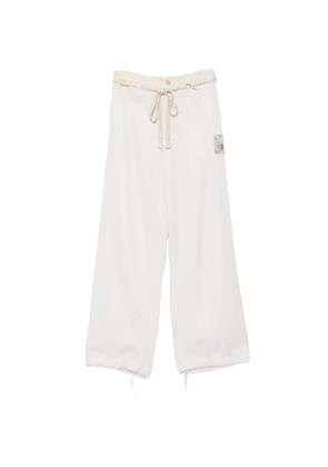 Maison MIHARA YASUHIRO satin trousers - Neutrals