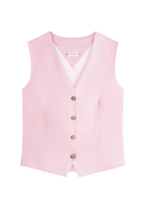 Tommy Hilfiger button-up waistcoat - Pink