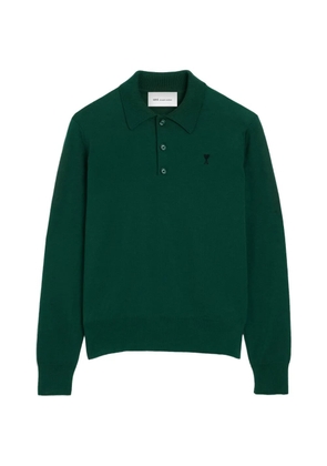 AMI Paris wool polo - Green